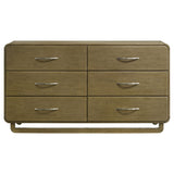 Amsbury - 6-Drawer Dresser Cabinet - Nutmeg