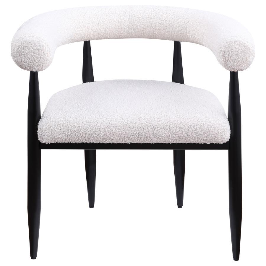 Dunmore - Boucle Upholstered Dining Arm Chair (Set of 2)