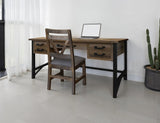 Loft Brown - Desk - Two Tone Gray / Brown
