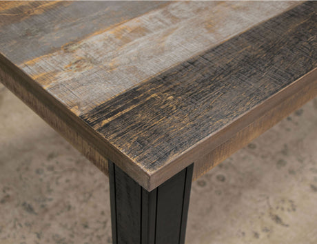 Loft Brown - Table - Two Tone Gray / Brown