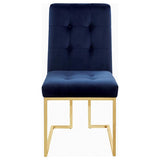 Cisco - Velvet Upholstered Dining Side Chair (Set of 2)