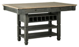 Tyler - Black / Gray - Rectangular Dining Room Counter Table