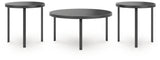 Dorylin - Black - Occasional Table Set (Set of 3)