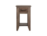 Natural Teca - Chairside Table - Brown