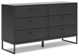 Socalle - Six Drawer Dresser