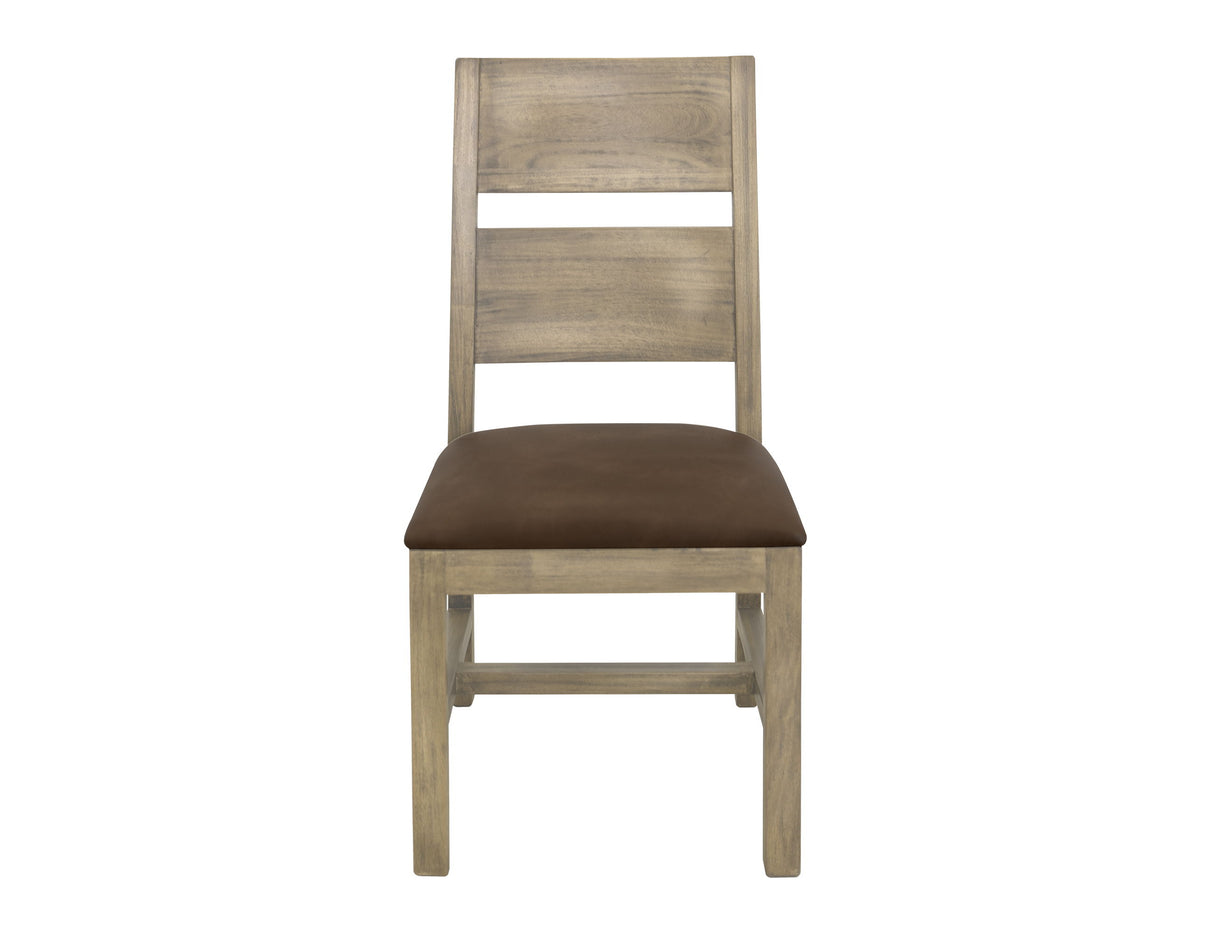 White Teak - Chair (Set of 2) - Ivory White