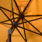 VENICE 9FT CRANK UMBRELLA/YELLOW/WHITE TRIM