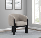 Valdez - Boucle Upholstered Barrel Back Accent Chair