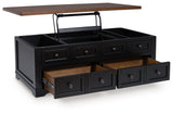 Wildenauer - Brown / Black - Lift Top Cocktail Table