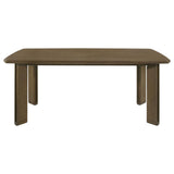 Ottowa - 7 Piece Rectangular Wood Dining Room Table Set - Brown