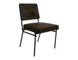 Black Balam - Upholstered Seat & Metal Base Chair (Set of 2) - Oil Black