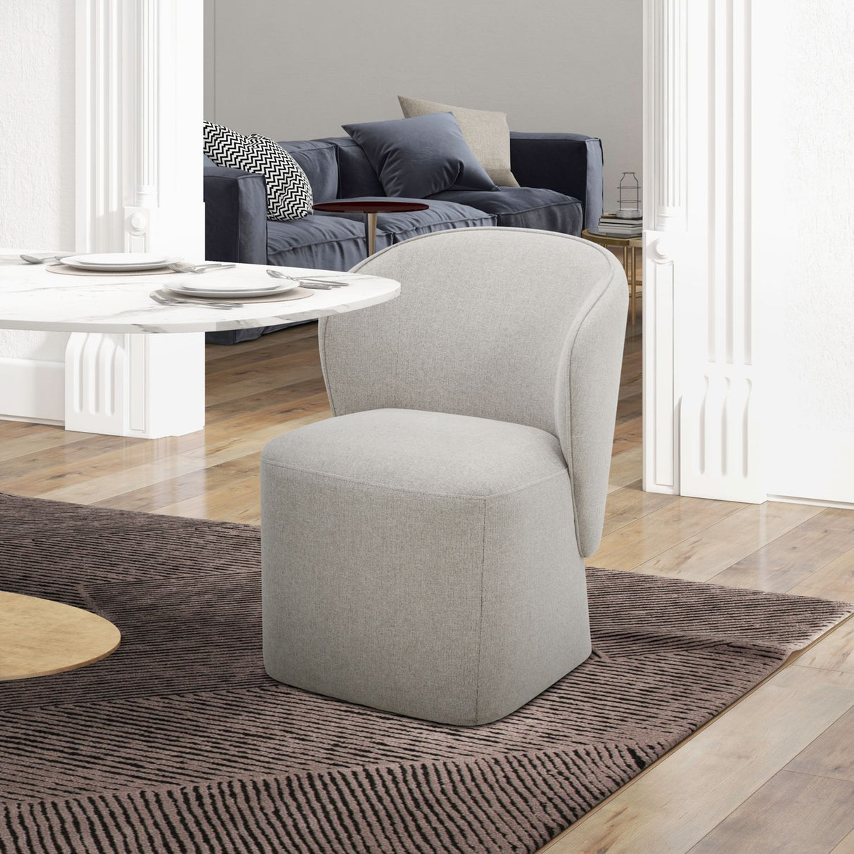 Accent Dining - Dining Chair With Casters
