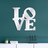 Keiran - Letter Shaped Wall Mirror - Silver