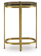 Porterville - Gold Finish - Accent Table