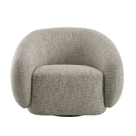 Isabel - Chair With Swivel - Brown Boucle