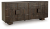 Cato - Dark Brown - Accent Cabinet