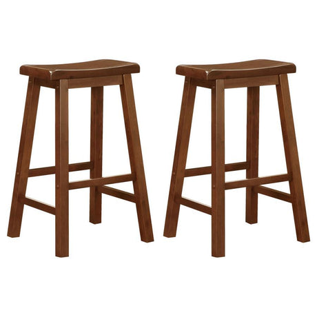 Durant - Wood Backless Bar Stool (Set of 2)