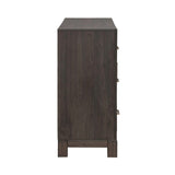 Modern Edge - 2 Door 6 Drawer Dresser - Brown