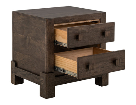 Dark Atenas - 2-Drawer Nightstand - Brown