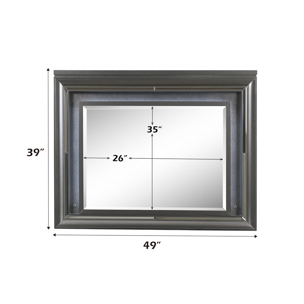 Sawyer - Mirror - Metallic Gray