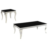 Carone - Glass Top Coffee Table Set