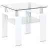 Dyer - 1-Shelf Rectangular Glass Top Table