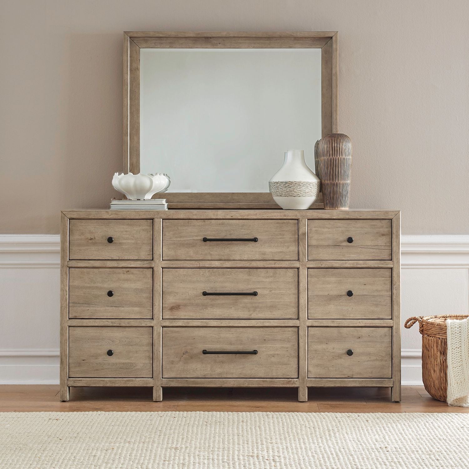 Proximity Place - Dresser & Mirror - Brown Decor Plus Furniture Proximity Place - Dresser & Mirror - Brown Decor Plus Furniture