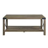 Abiram - Coffee Table - Rustic Oak Finish