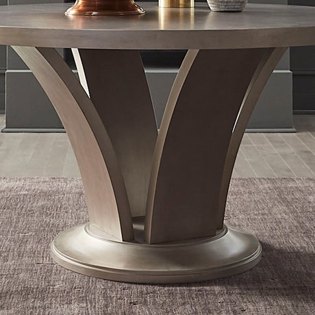 Montage - Pedestal Table Set - Light Brown