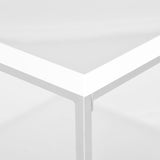 MALONE COFFEE TABLE/WHITE&CHROME