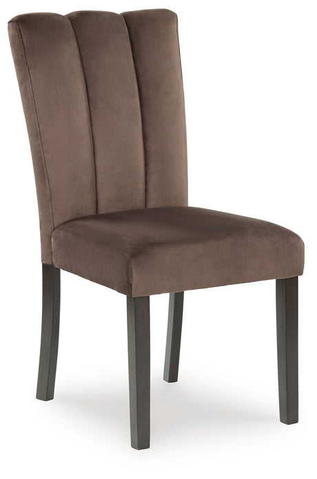 Jeshina - Mocha - Dining Upholstered Side Chair (Set of 2)