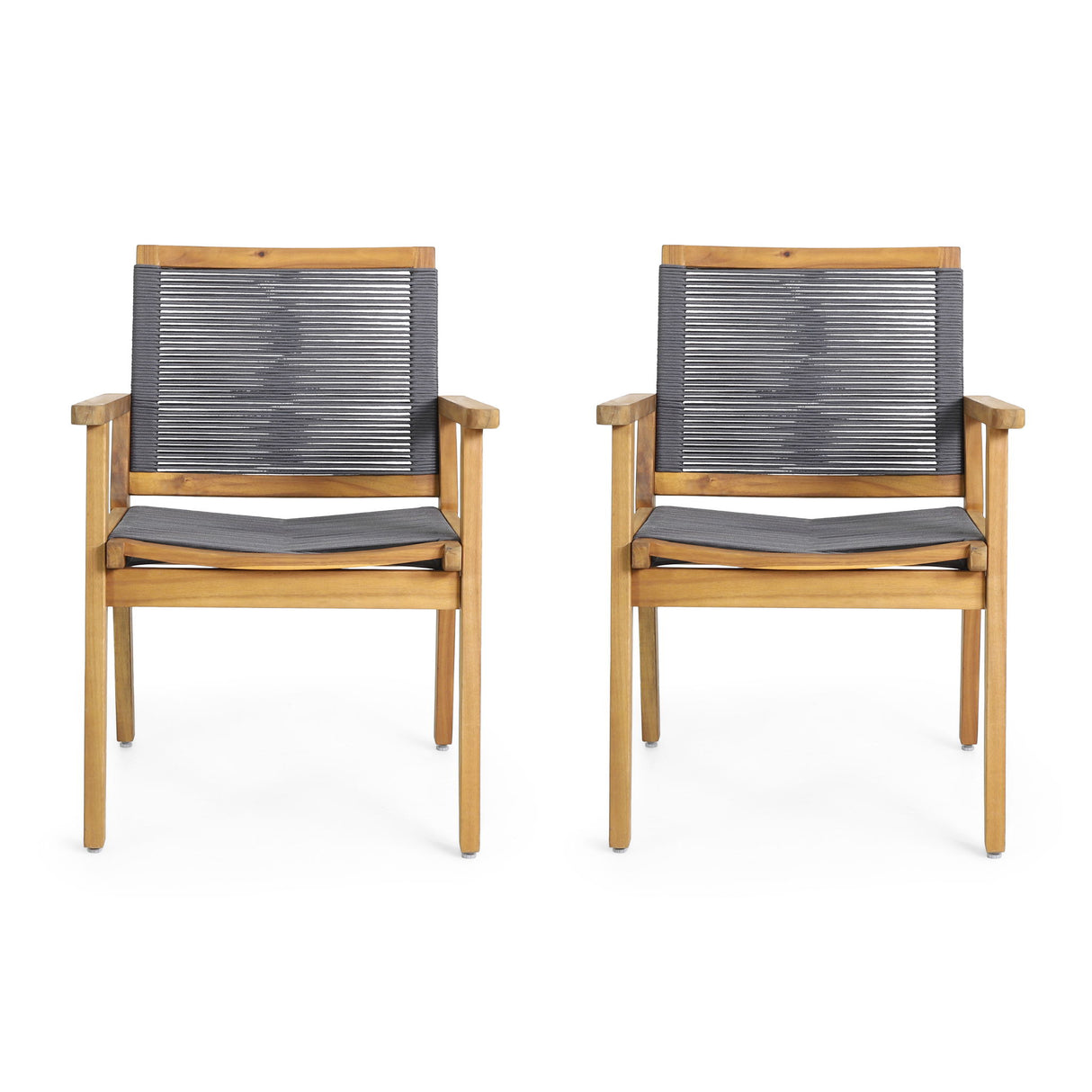 Outdoor Dining Chair (Set of 2) - Dark Gray