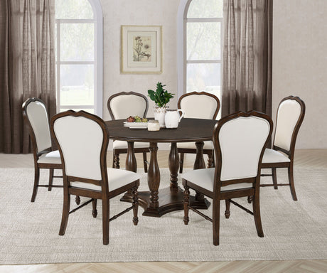 Landon - Round Dining Table Set