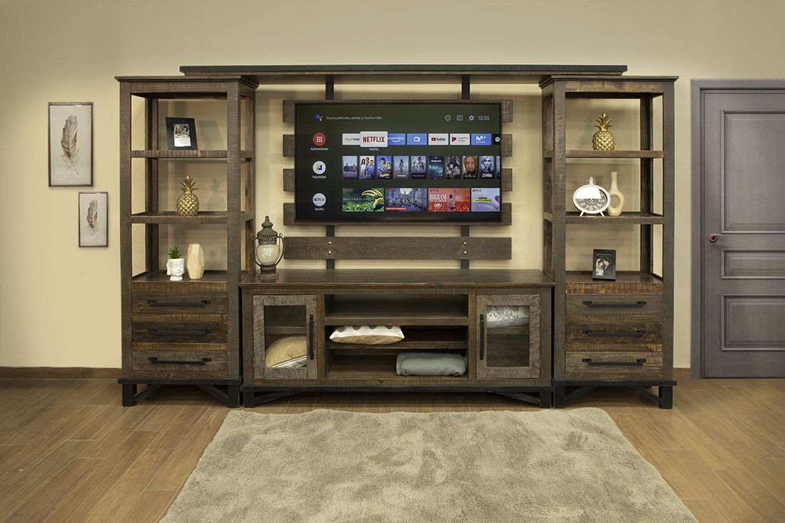 Loft Brown - Wall Unit - Dark Brown