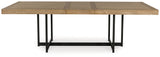 Tomtyn - Light Brown - Rectangular Dining Room Extension Table