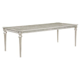 Evangeline - Rectangular Dining Table With Extension Leaf - Silver Oak