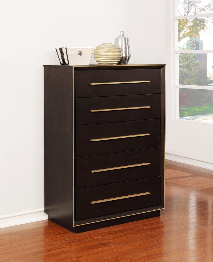 Durango - 5-Drawer Chest - Smoked Peppercorn