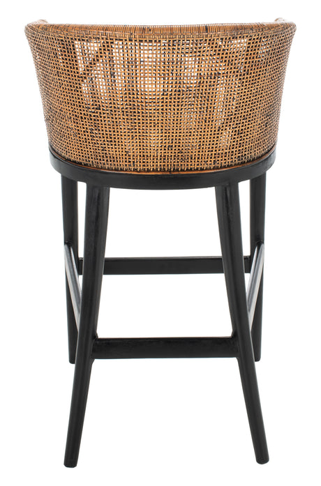 BRANDO BARSTOOL / BROWN / BLACK / WHITE CUSHION