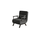 Convertible 5 In 1 Folding Chair Bed With Adjustable Backrest & Pillow Linen