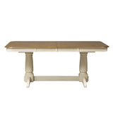 Springfield - Double Pedestal Table - White