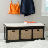 LONAN STORAGE BENCH/ BLACK