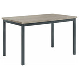Garza - 5 Piece Rectangular Dining Table Set - Black