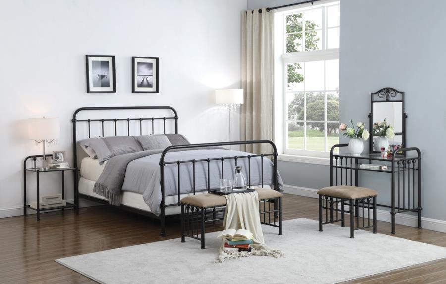 Livingston - Kids & Teens Panel Metal Bed