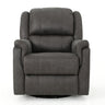 Contemporary Glider Recliner With Swivel Function
