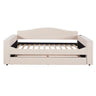 Upholstered Daybed With Storage Armrests, Trundle And Latest Integrated Bluetooth Audio System