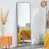 4th Generation Floor Standing, Full Length Mirror, Wall Mounted Glass - Transparent