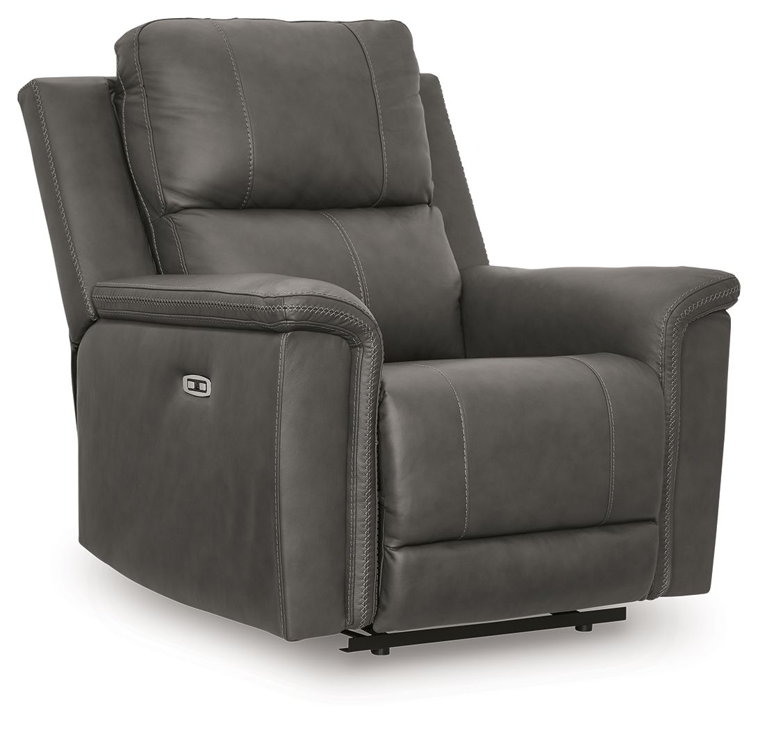 Bleckley - Anchor - Power Recliner With Adjustable Headrest