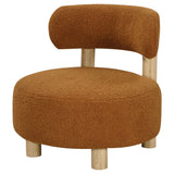Zonie - Boucle Upholstered Barrel Back Accent Chair