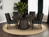 Black Balam - Round Dining Table - Oil Black