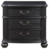 Celina - 3-Drawer Nightstand - Black